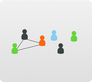 Colorful web users
