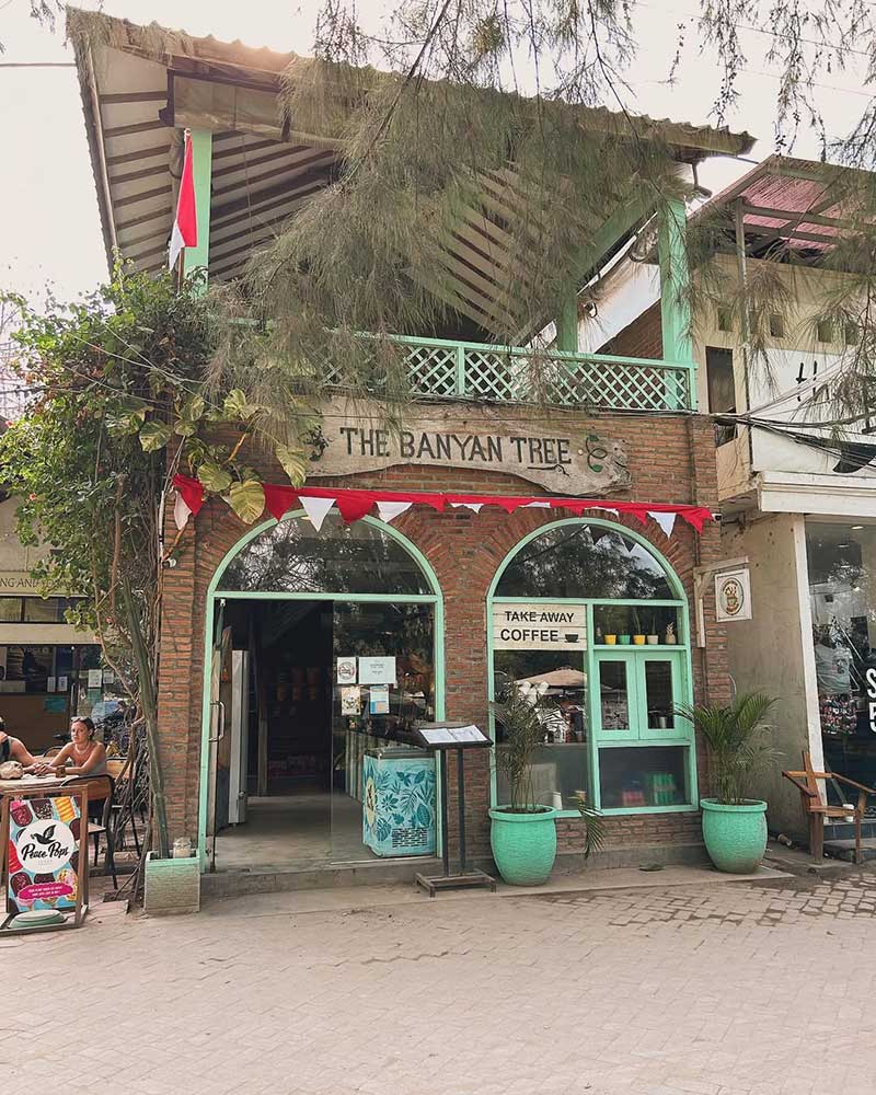 Facade of The Banyan Tree restaurant