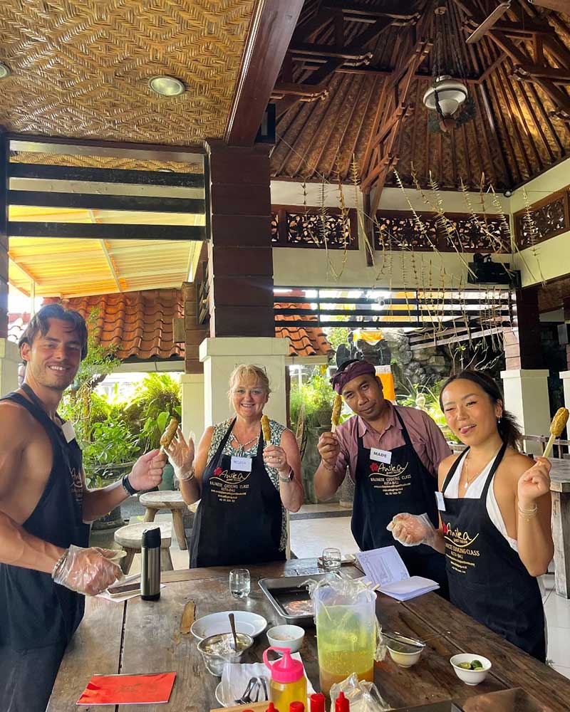 Students of Cooking Class in Bali
