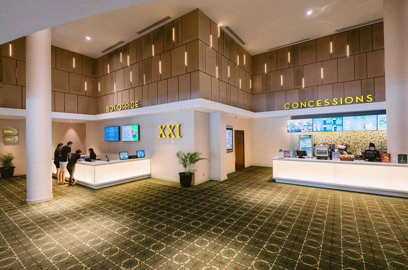 Interior of Beachwalk Bali Cinema