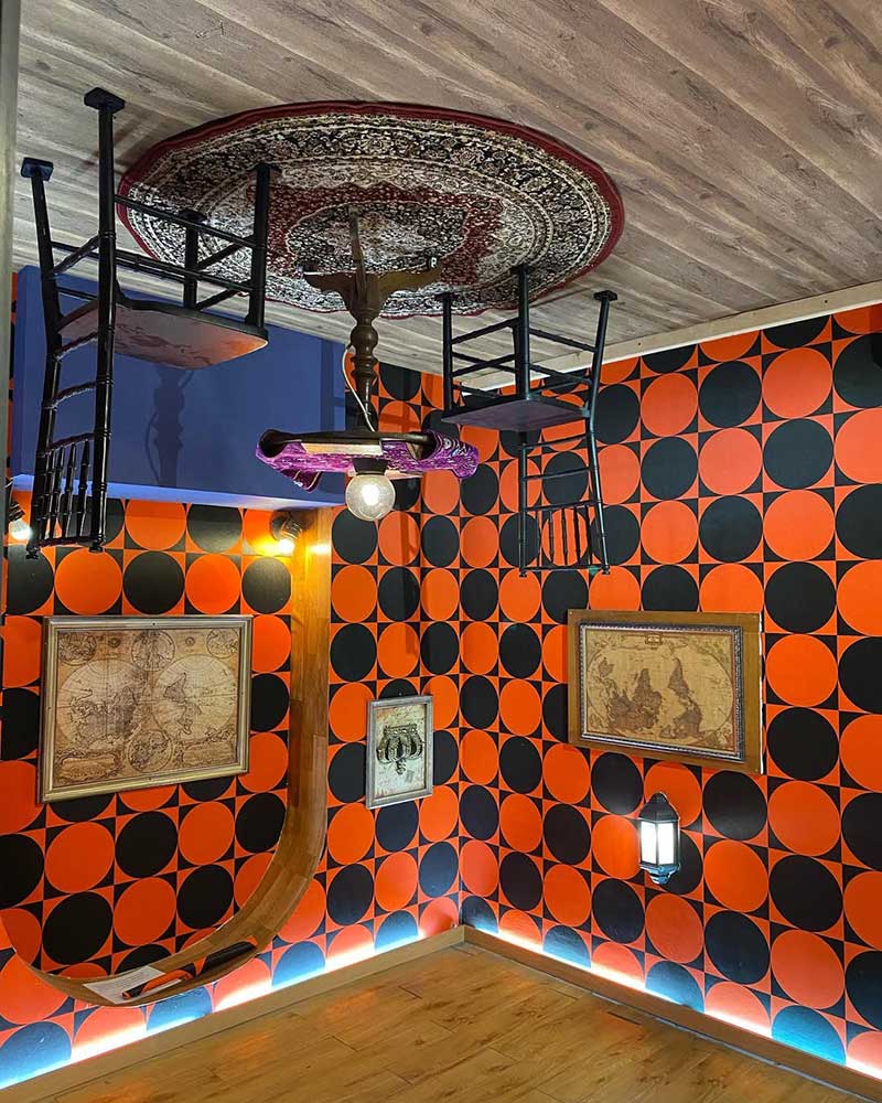Room at Upside Down World