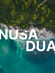Nusa Dua region in Bali