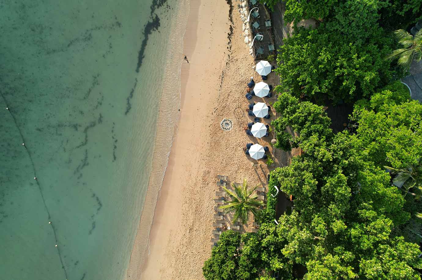 Aerial view of Nusa Dua Beach