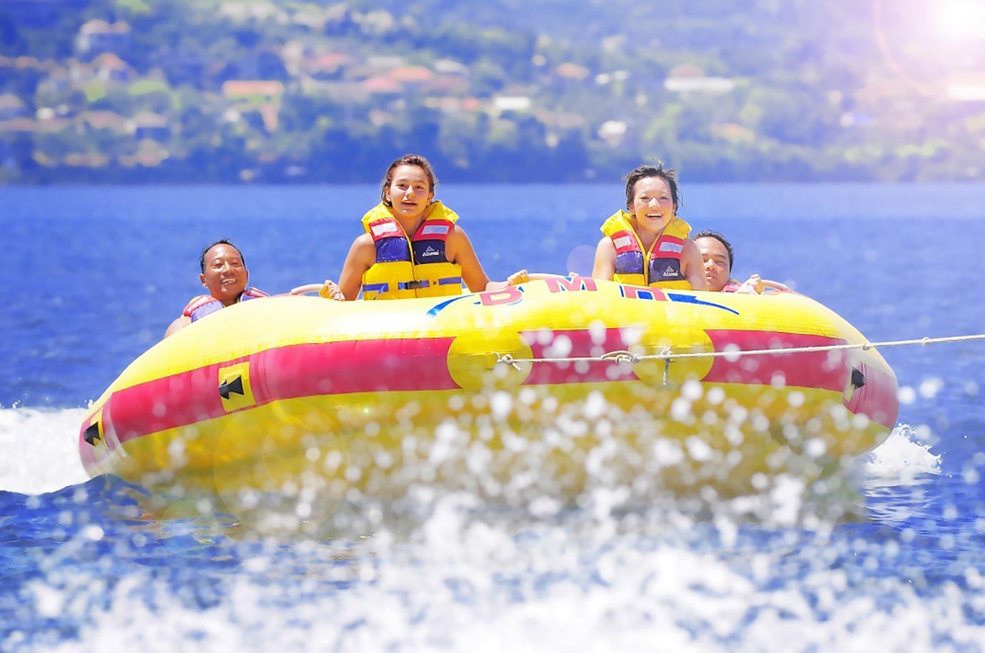 Banana boating by Nusa Dua beaches