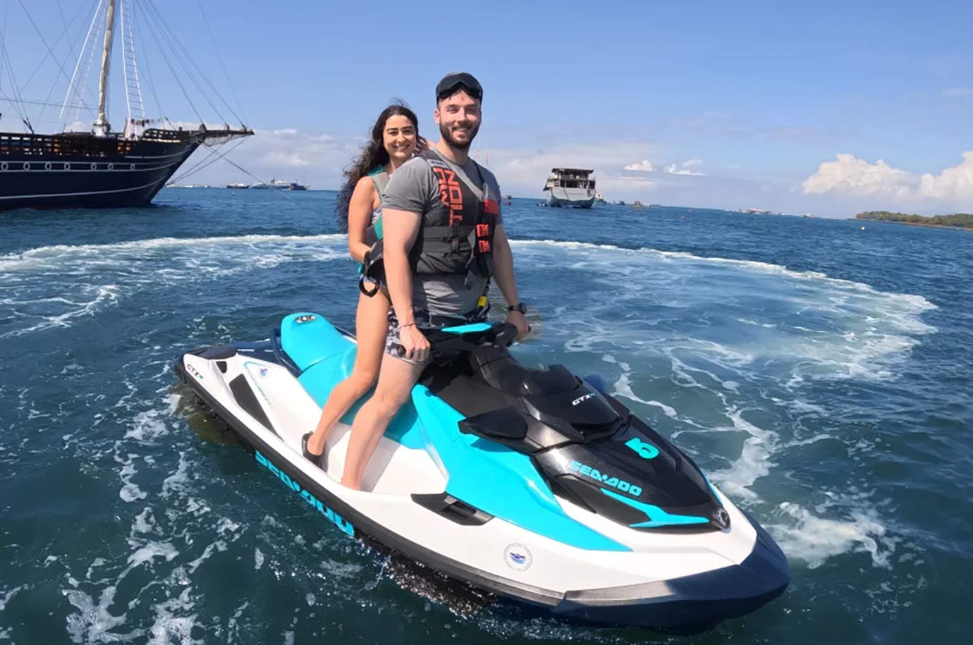 Jet skiing by Nusa Dua beaches