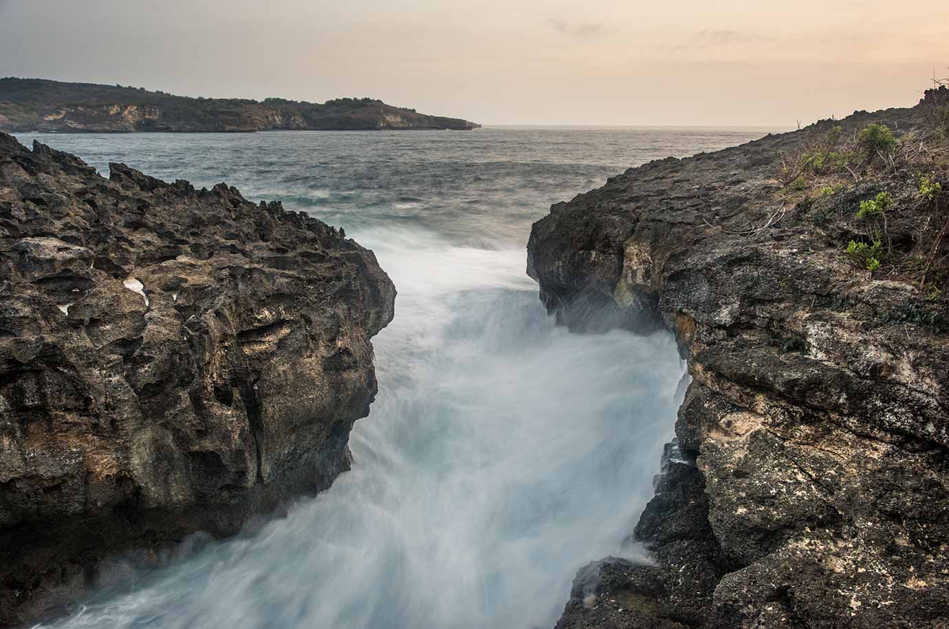 Landscape of Angel’s Billabong beach