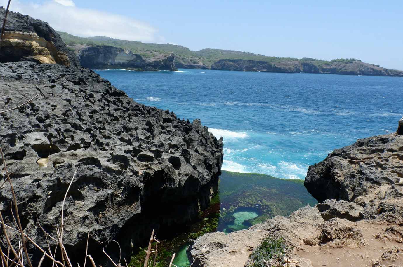 Angel’s Billabong beach in Nusa Penida