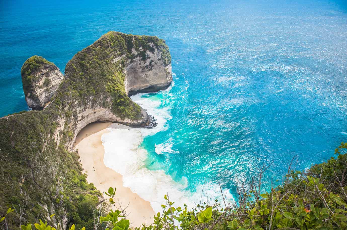 Kelingking Beach - view from the top