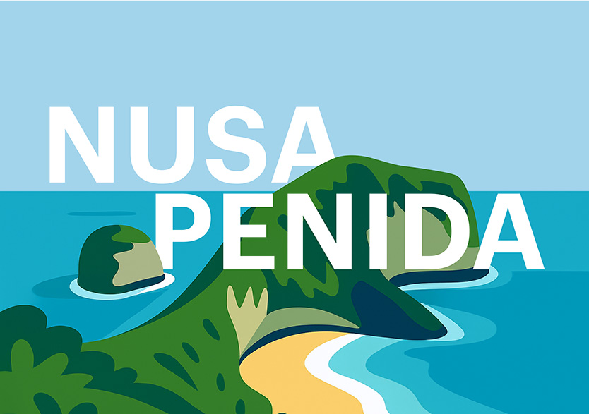 Cliffside of Nusa Penida Island