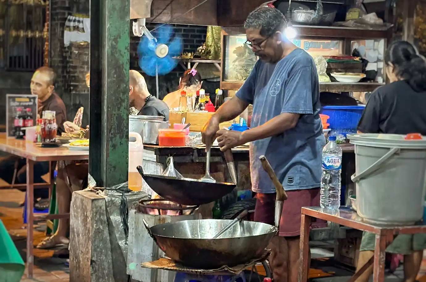 Cooking at Sindhu Night Market