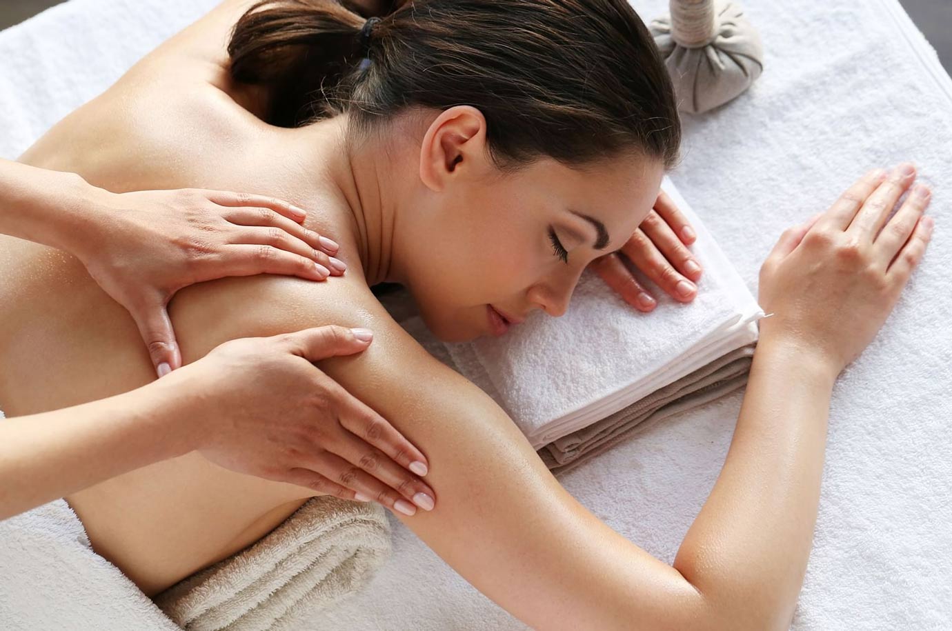 Massage in luxurios spa
