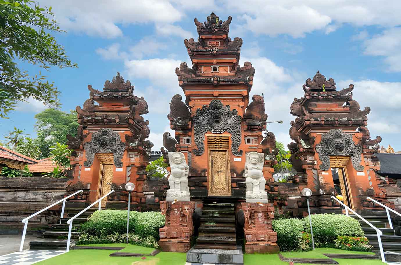 Front view of Petitenget Temple in Seminyak