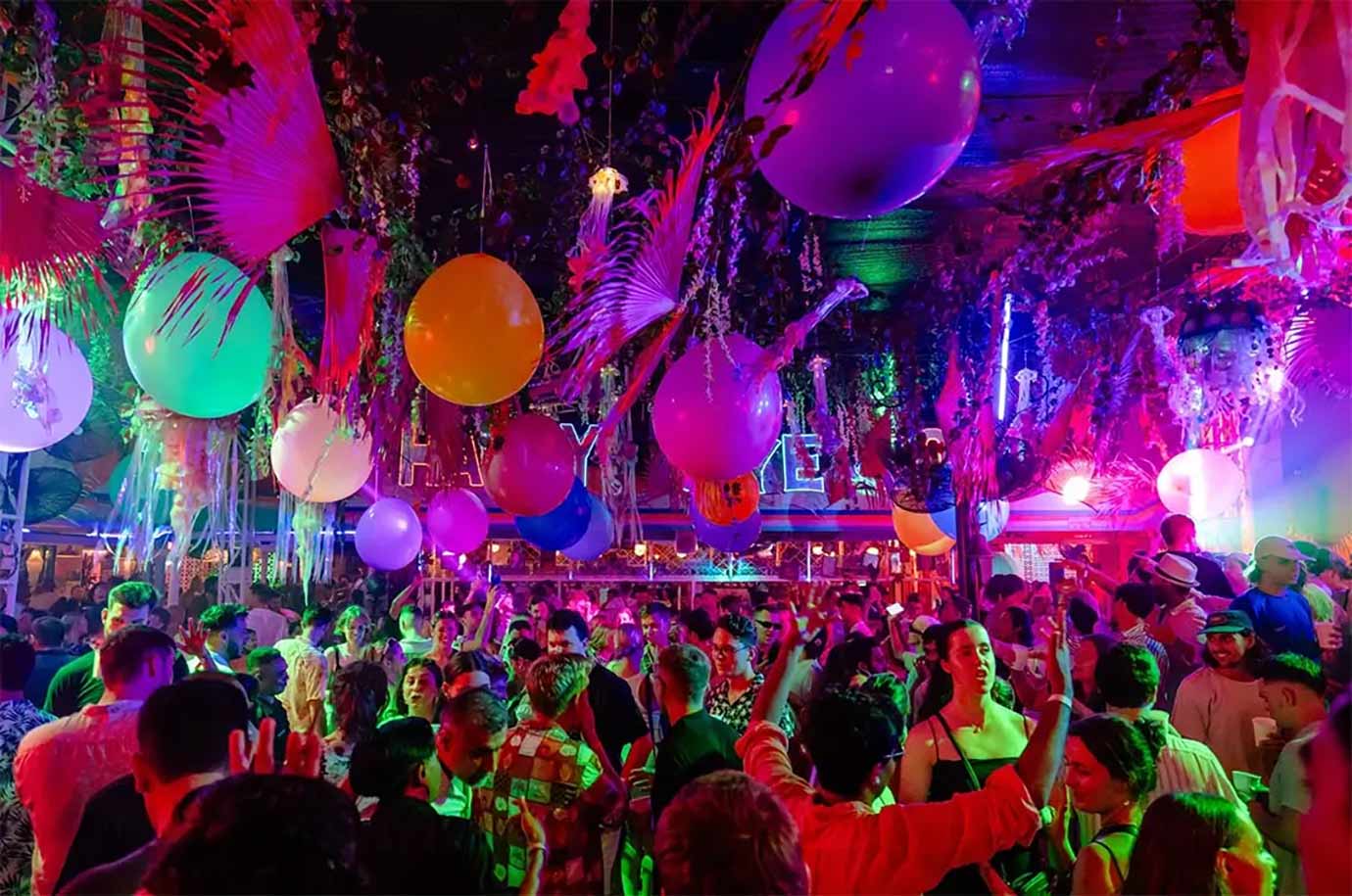 Patry at one of the Seminyak's night life
