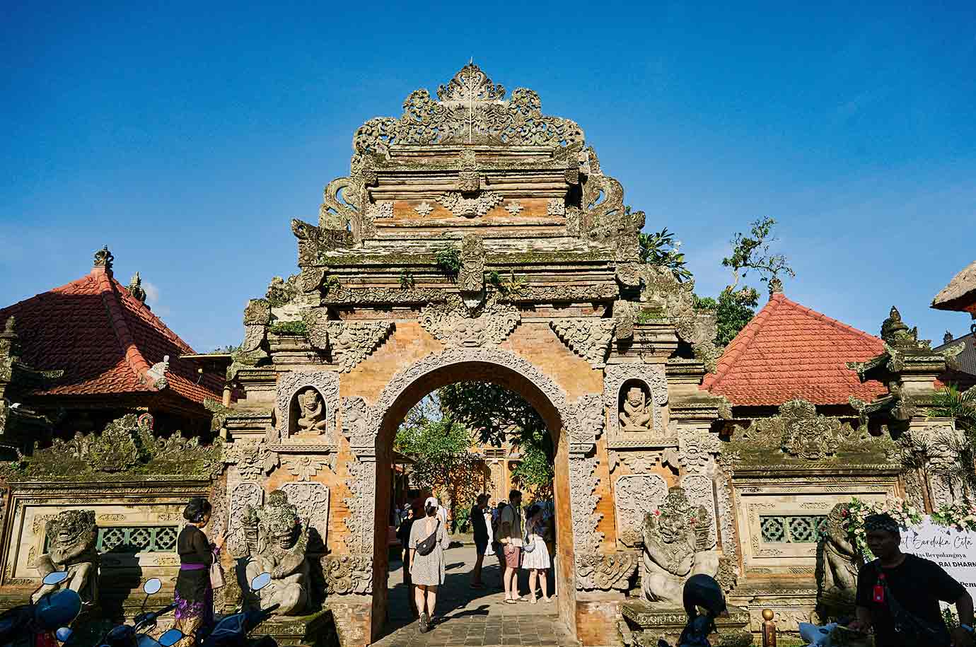 Entrance to Ubud Palace in Bali