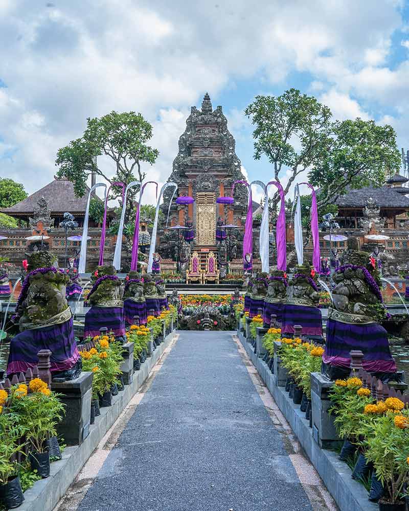 Traditional celebration at Ubud Water Palace