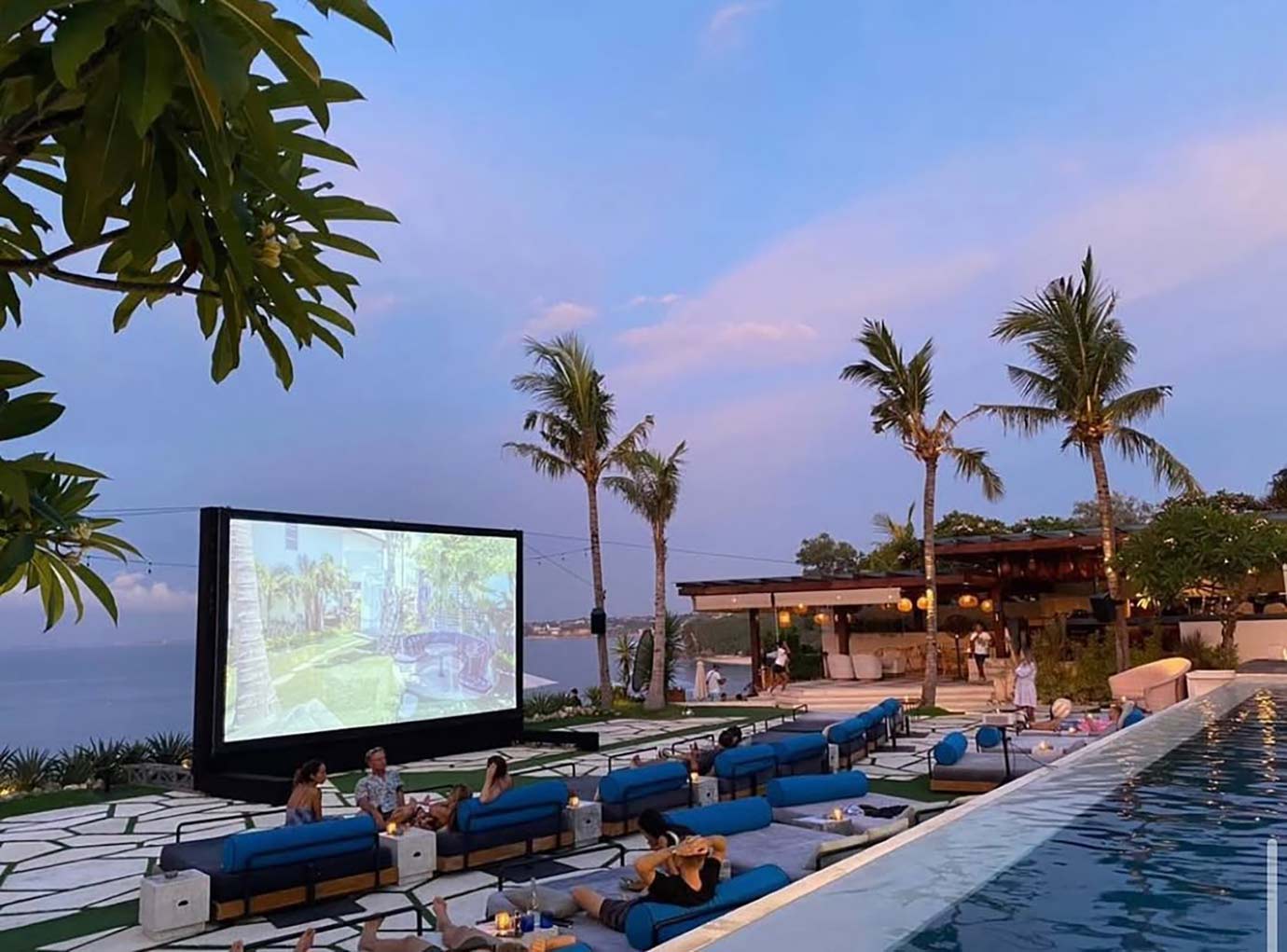 One of the Cinema Nights at Ulu Cliffhouse
