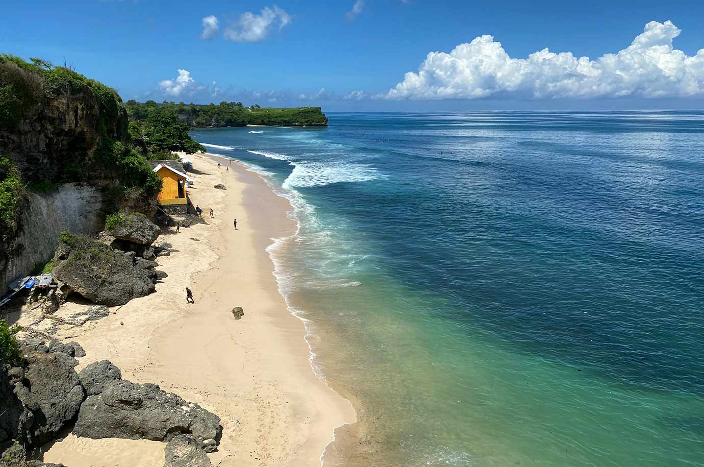 Wooden house on the beach in Uluwatu