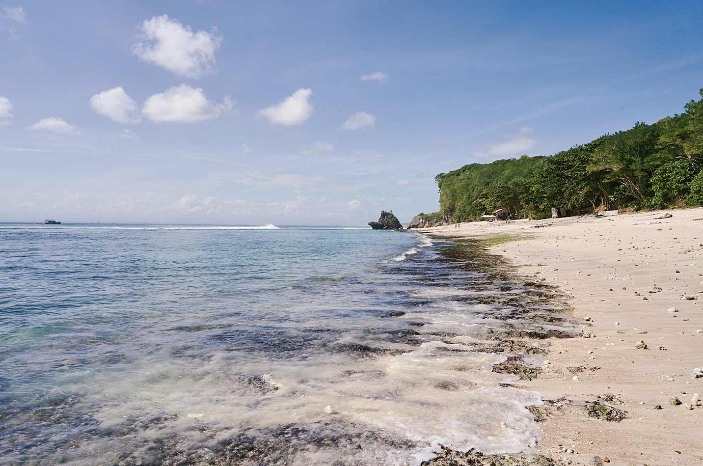 Motning on the beach in Uluwatu