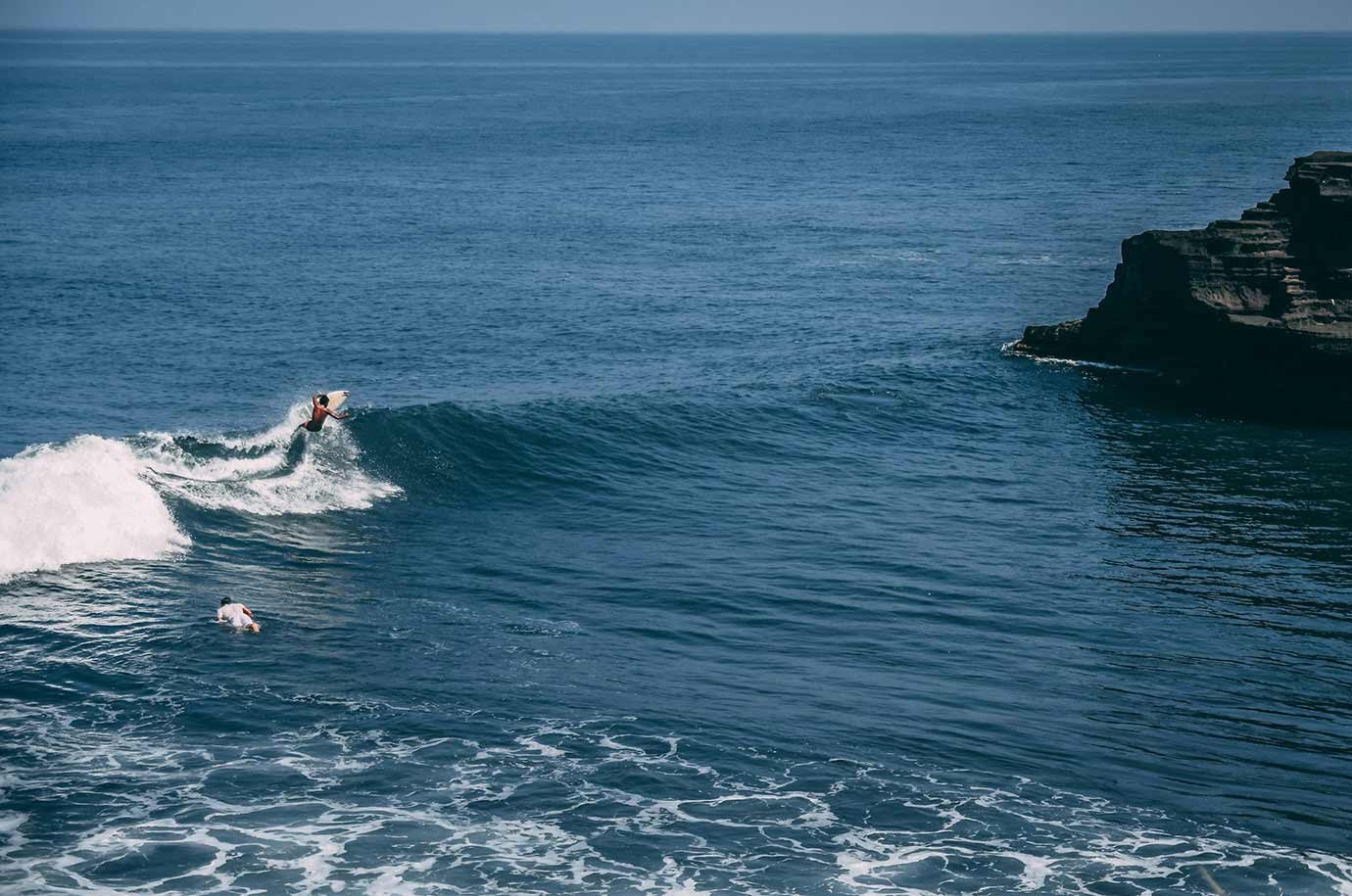 Catching the wave in Uluwatu
