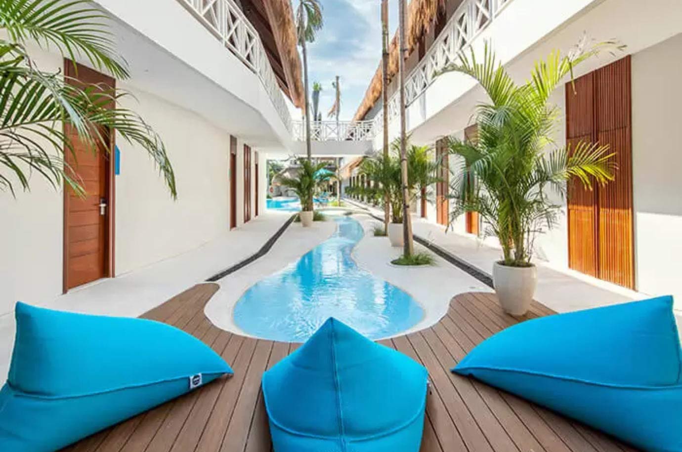 Ize Canggu hotel pool area