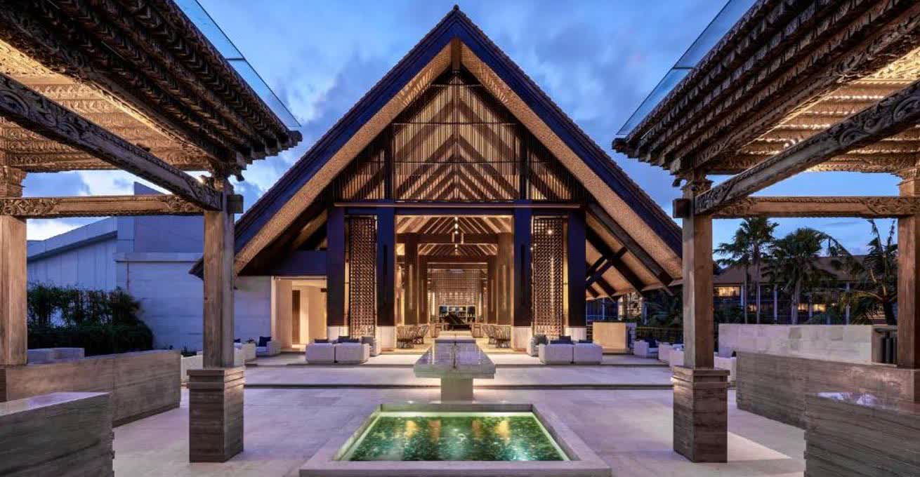 The area of InterContinental Bali Sanur Resort