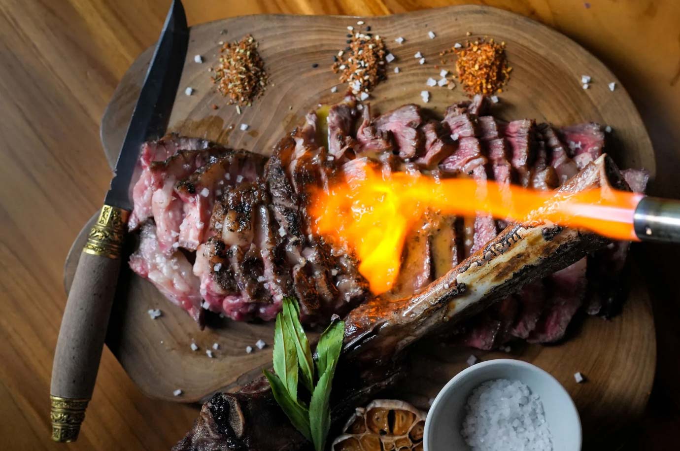 Grilled meat from AKAR restaurant
