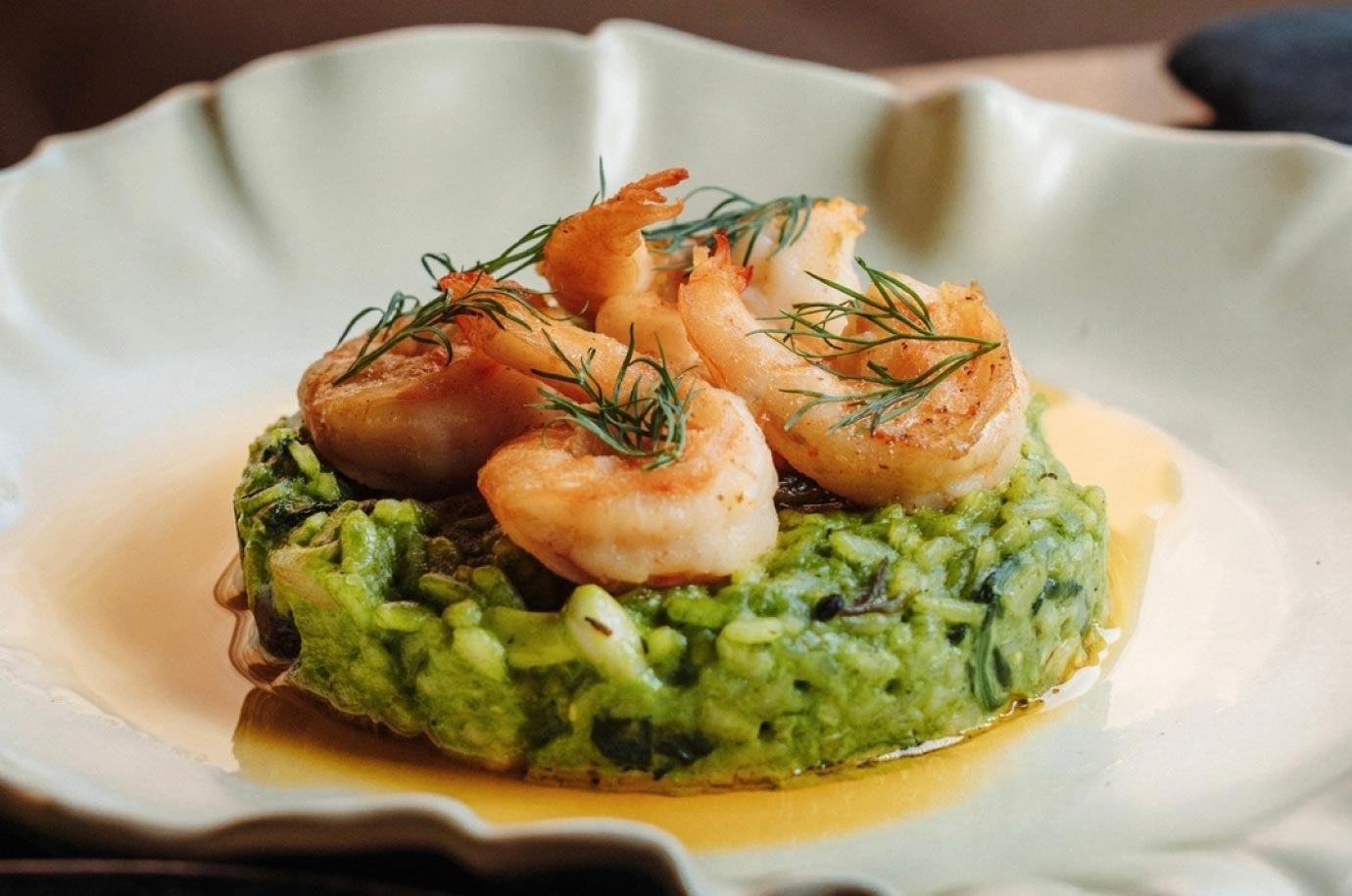 Shrimp dish from Donna Ubud