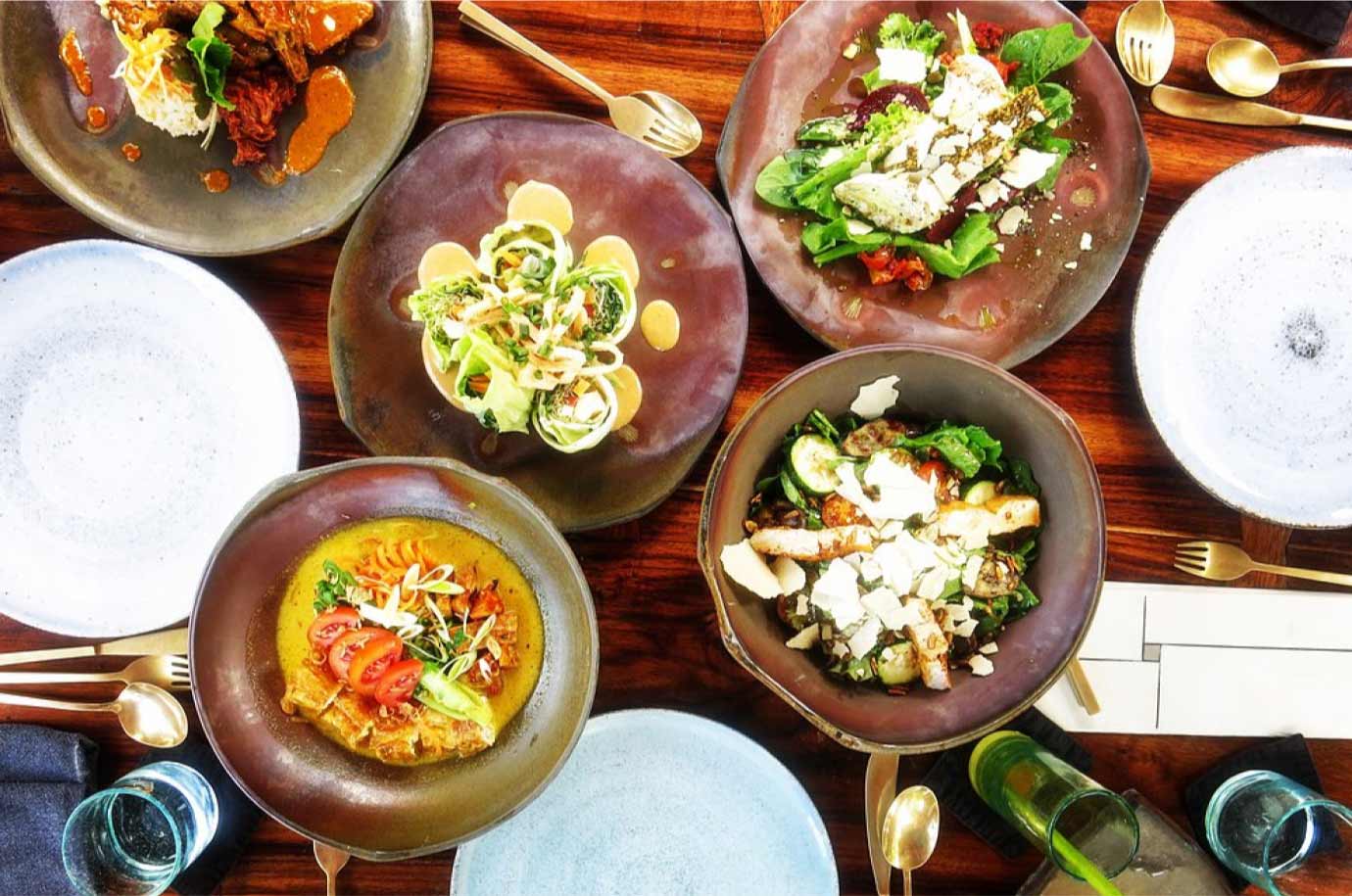 Food from Moksa restaurant