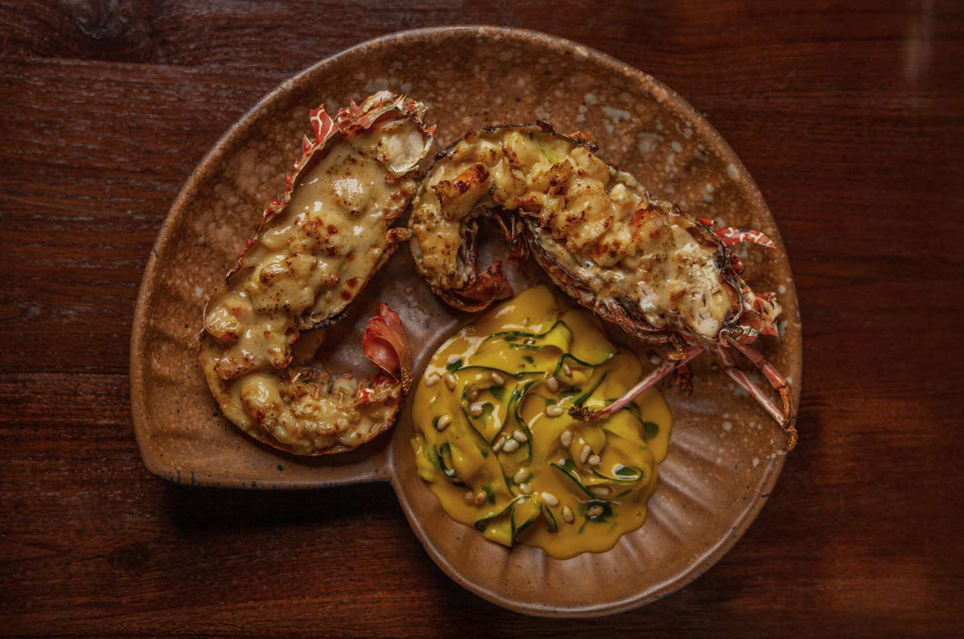 Grilled lobster from Nautilus Seafood Restaurant & Bar