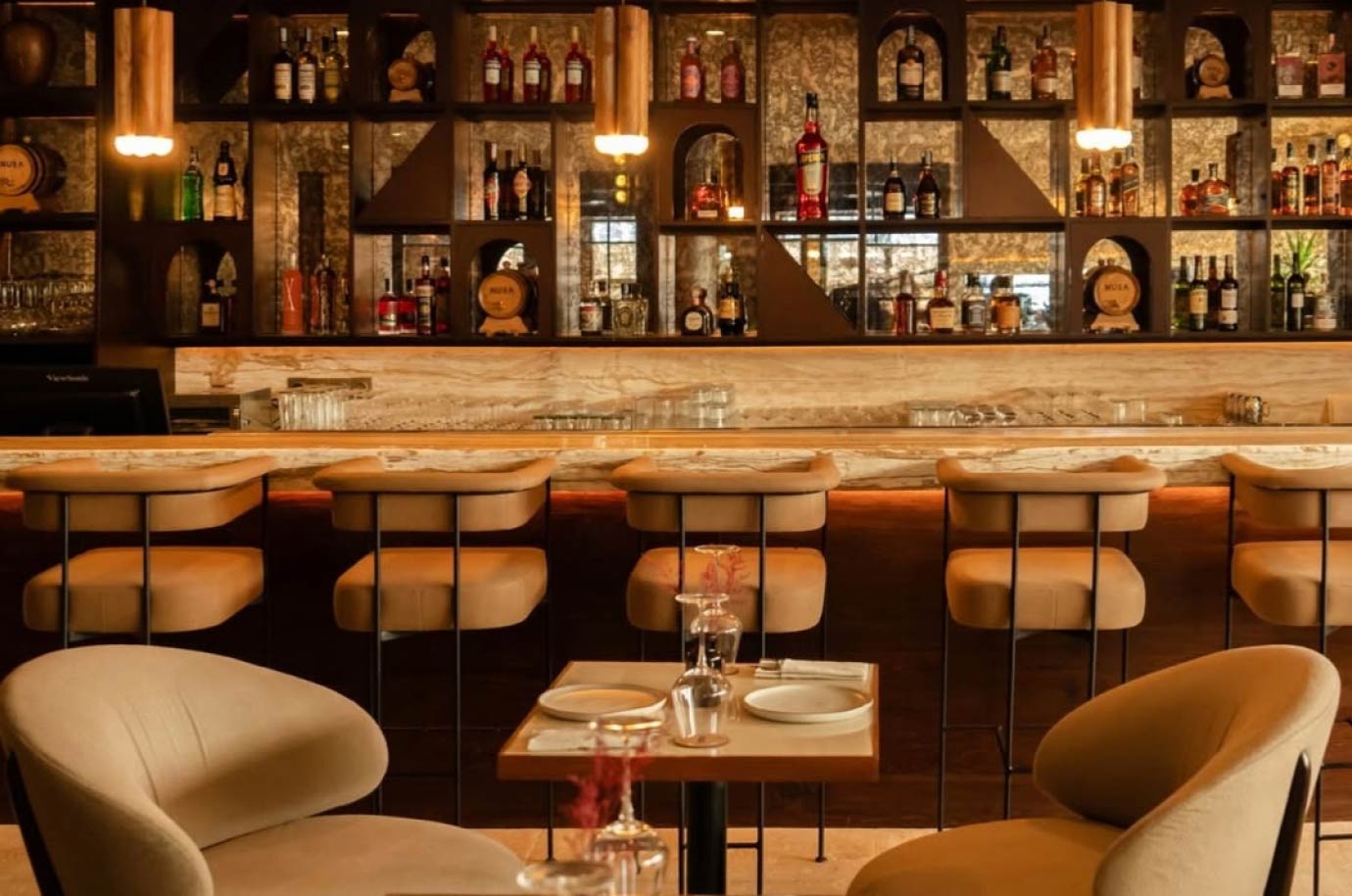 Interior overview in the Nusa By Suka restaurant