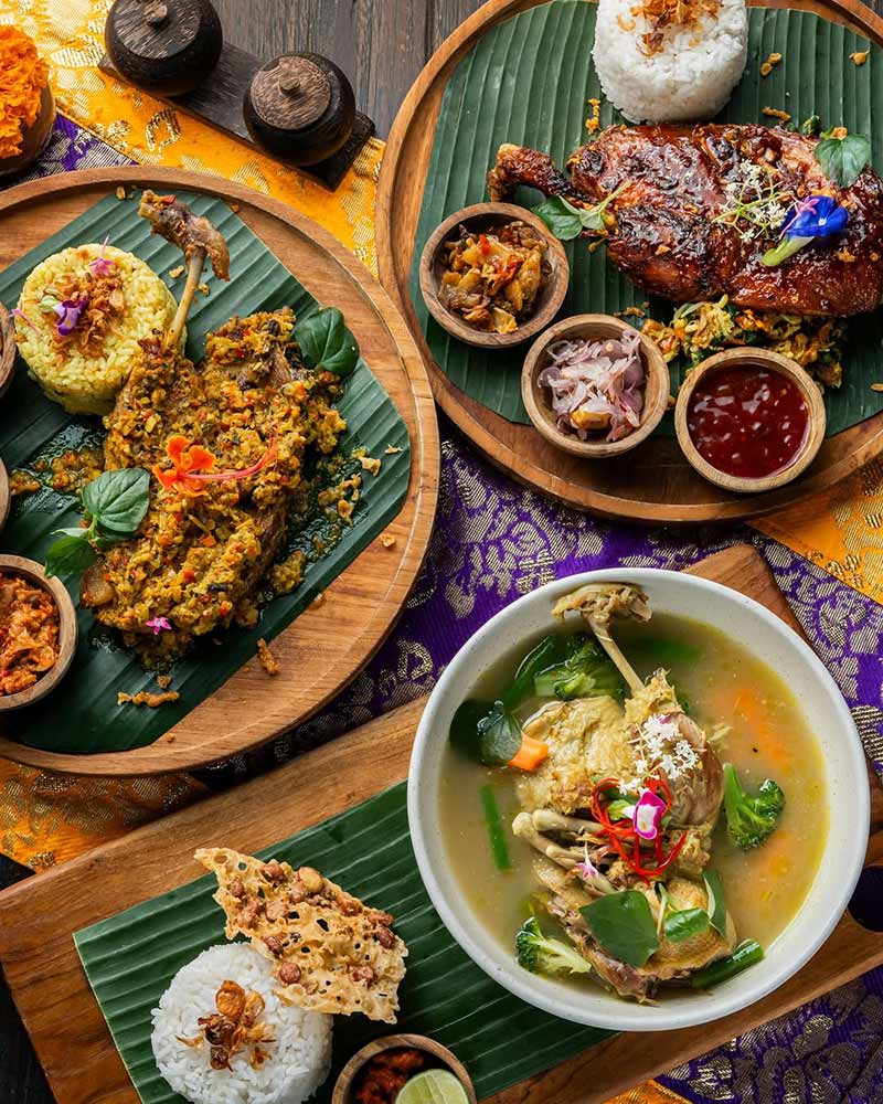 Indonesian food from Sun Sun Warung