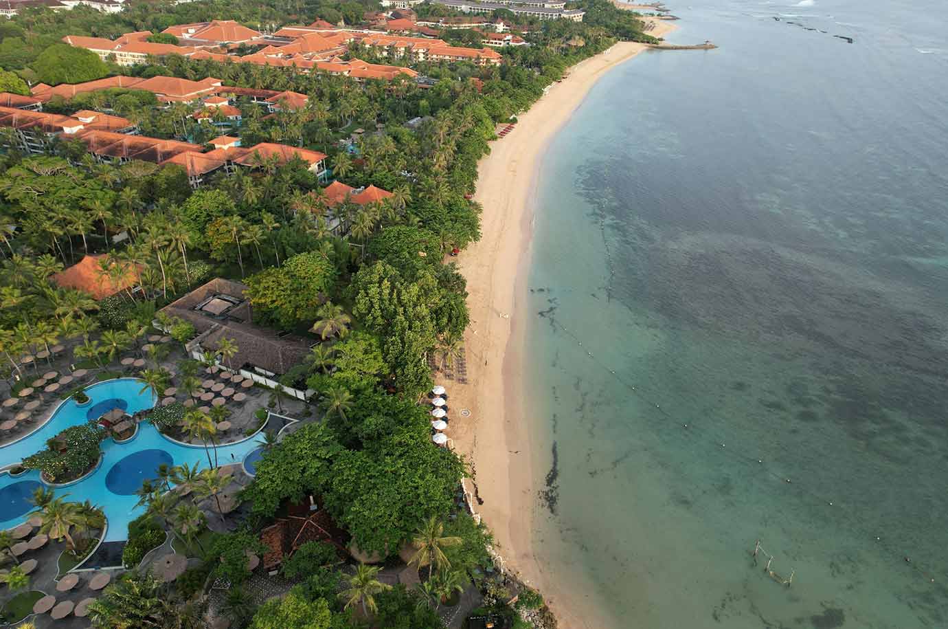 Nusa Dua Beach - aerial view