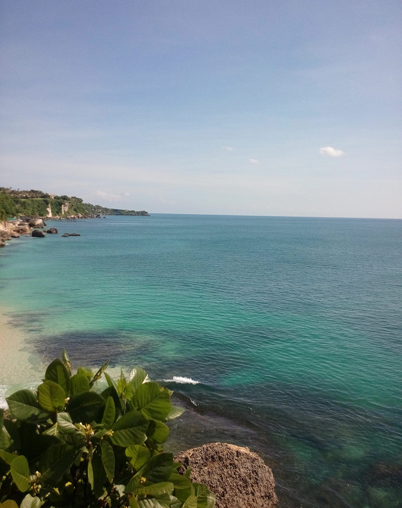 Padang Padang Beach - view form the rock