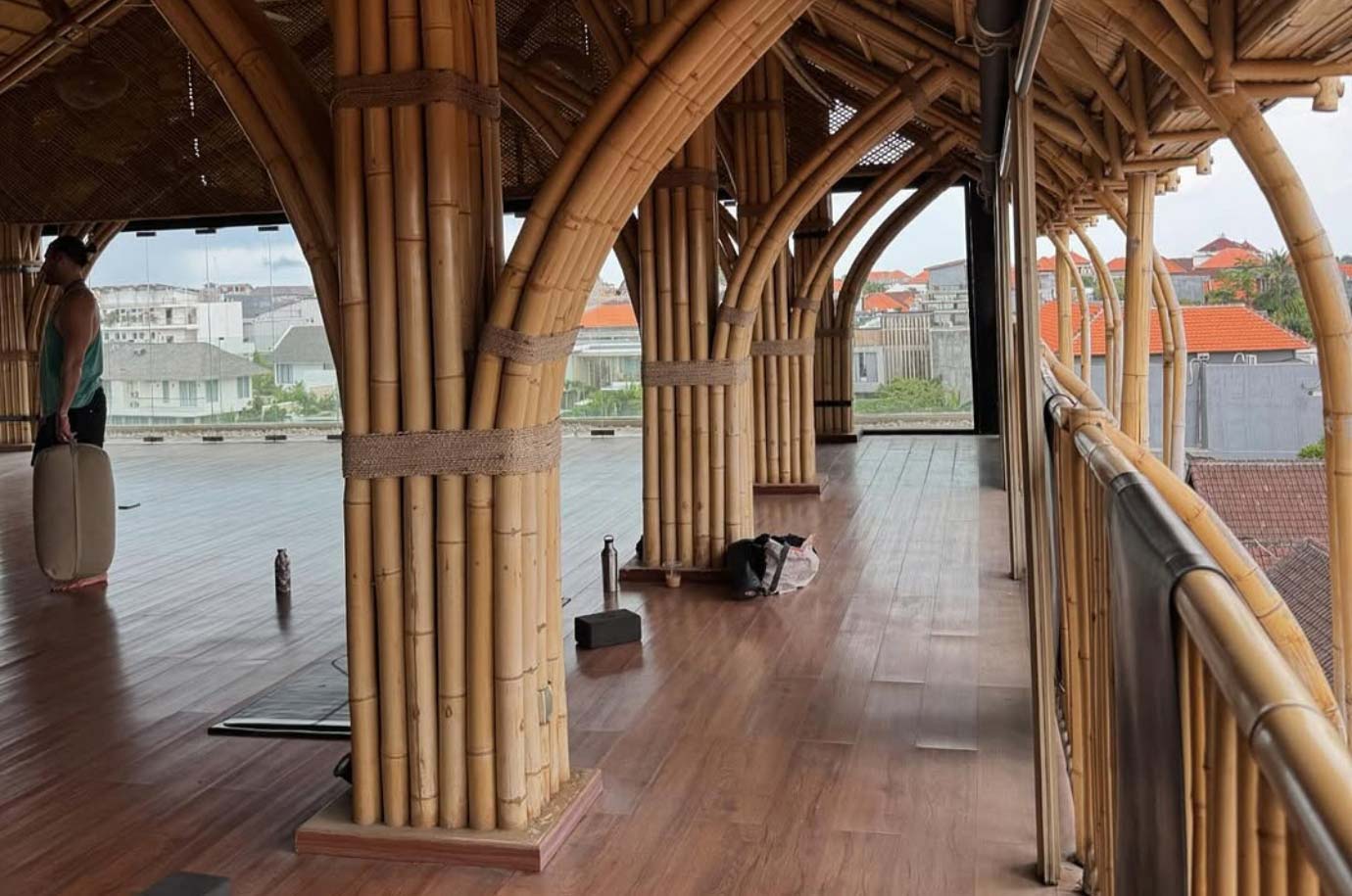 Bamboo room in the EMPOWERED Yoga Studio