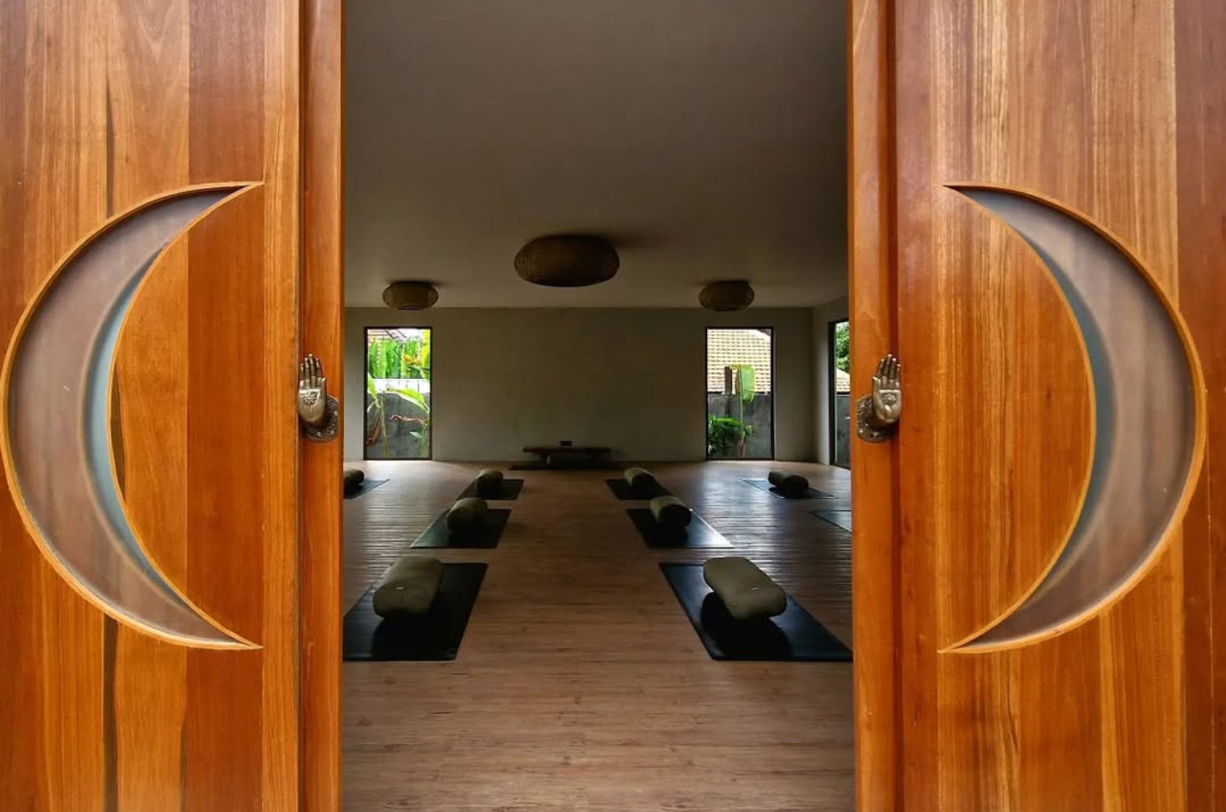 Room for yoga in the The Path Yoga Center
