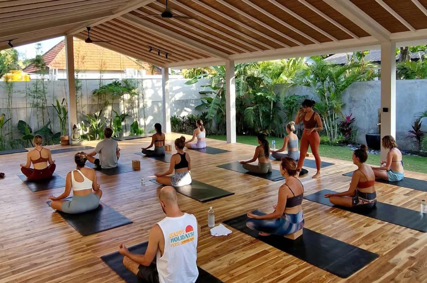 Yoga class in the The Path Yoga Center