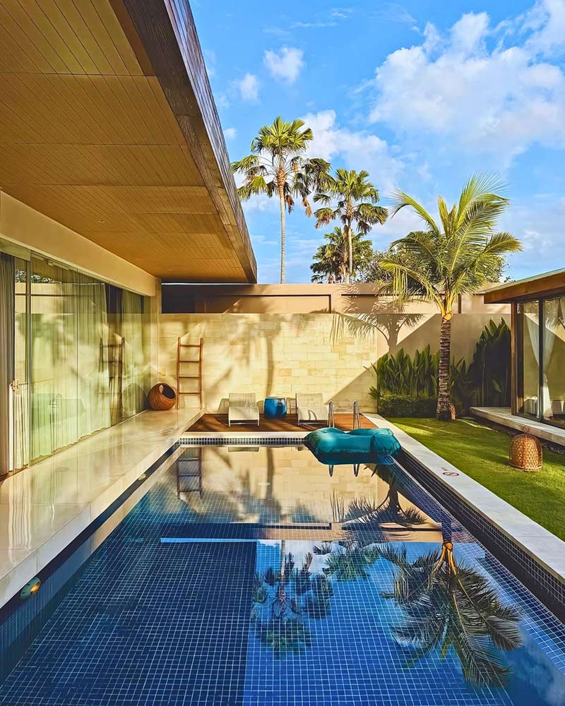 Private swimming pool from One Eleven Villas