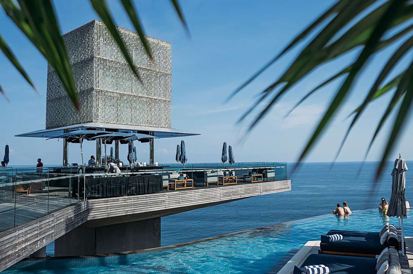 Swimming pool and the cube terrace in Savaya Bali