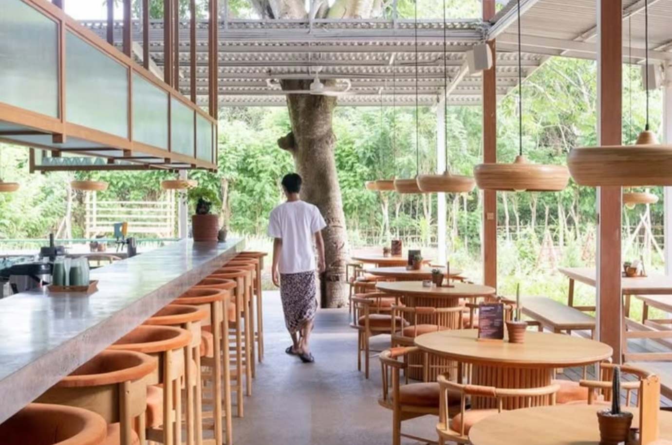 Interior of the Alchemy Uluwatu cafe