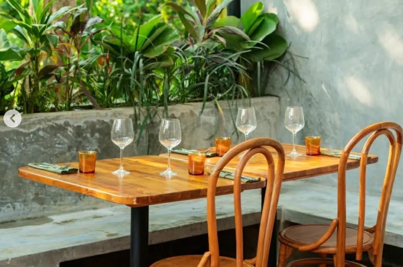 Interior of the Artisan cafe