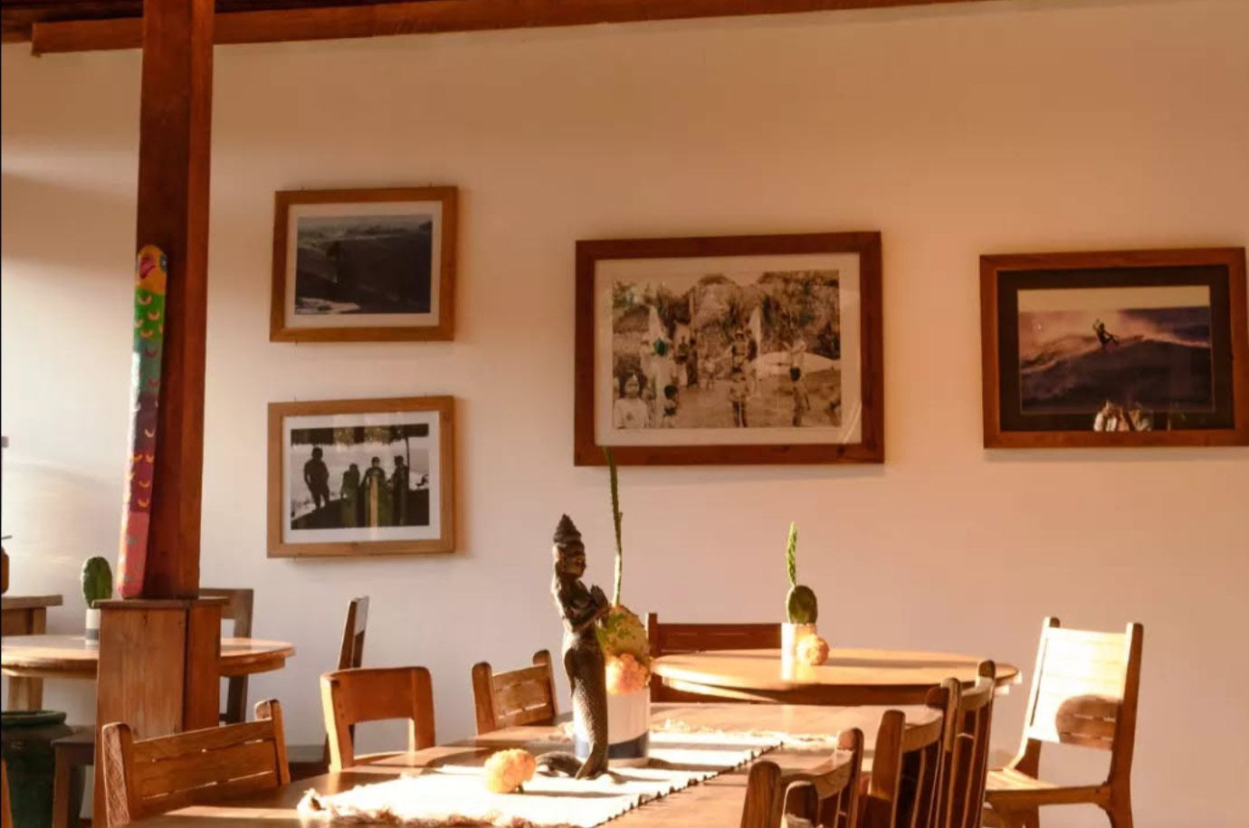 Interior of the Drifter Surf Shop cafe