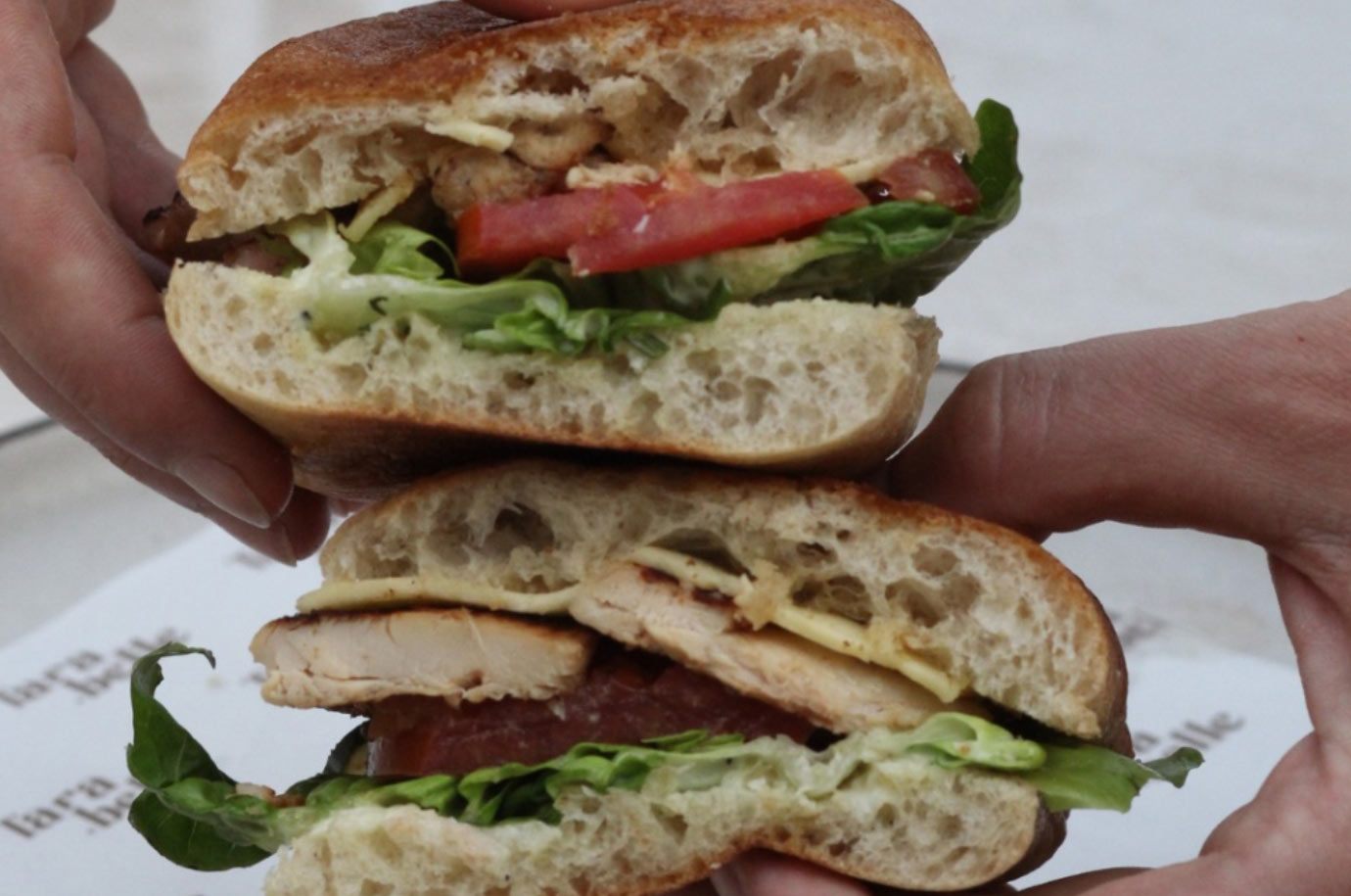 Food served at Tarabelle cafe