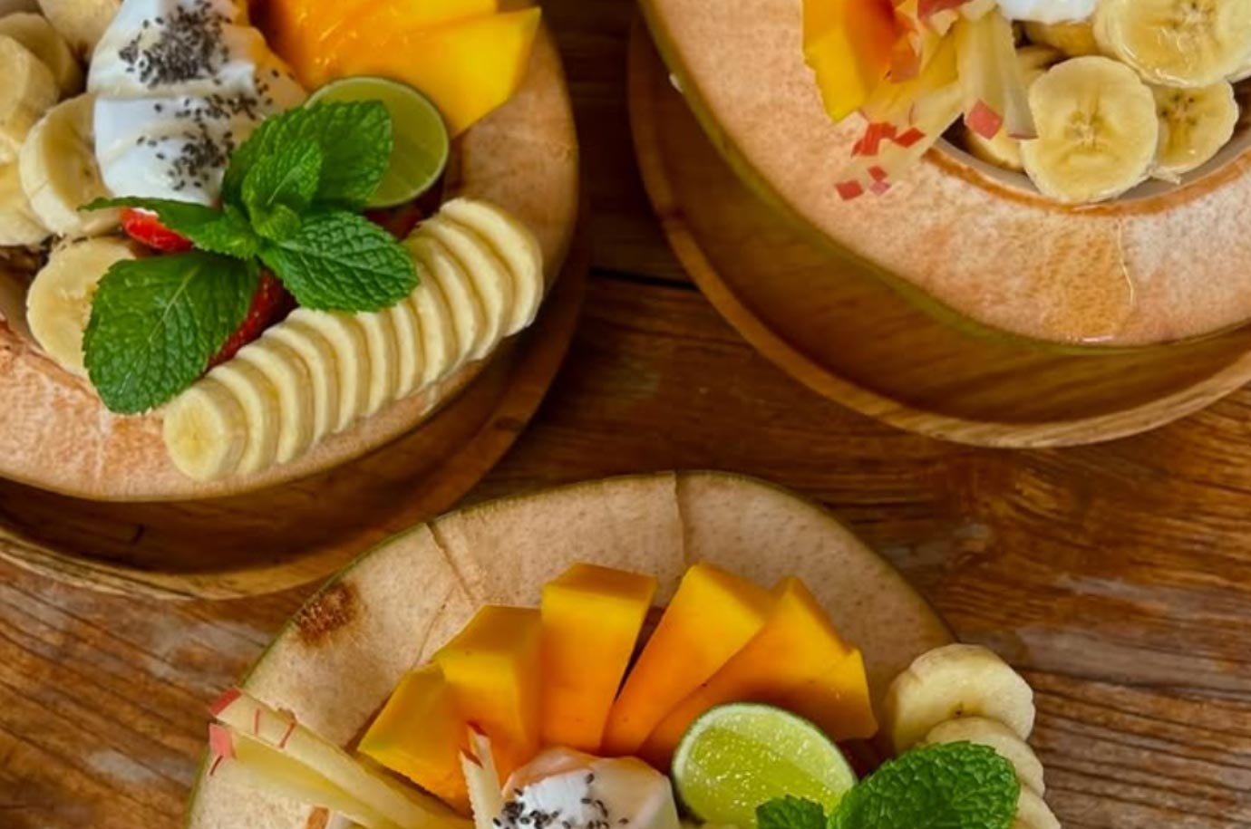Food served at The Cashew Tree Collective cafe