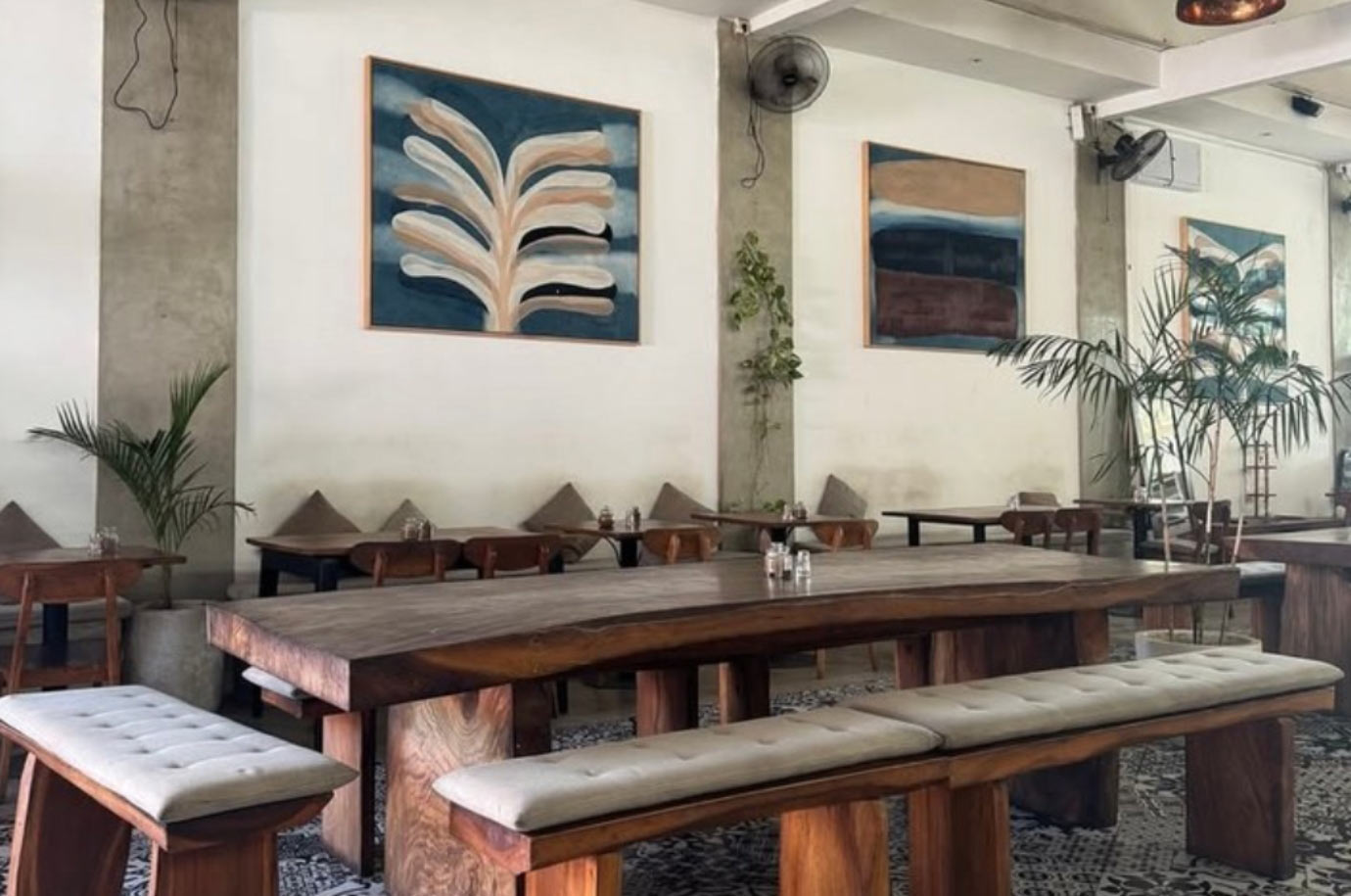 Interior of the Loft cafe