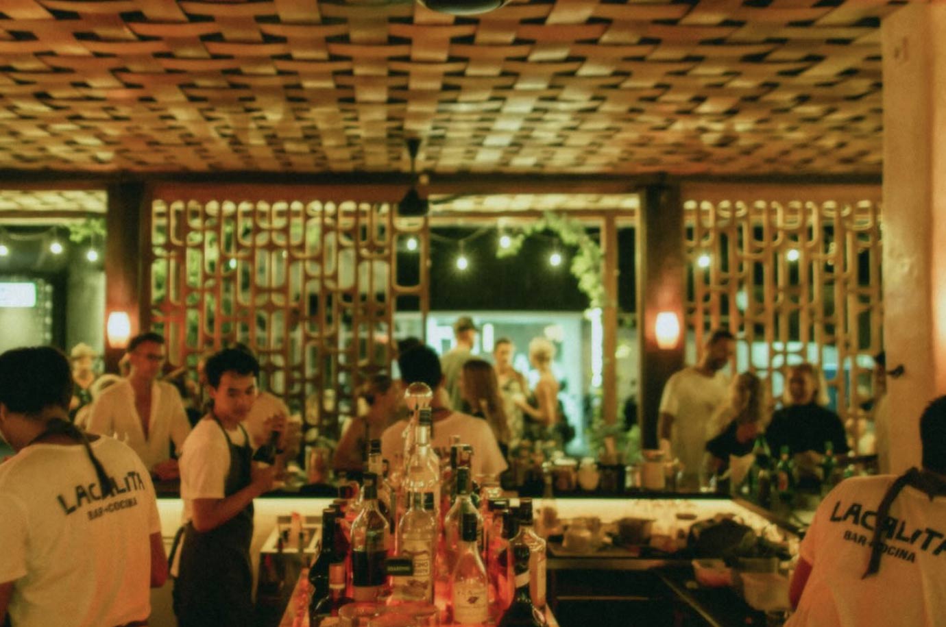 Inteiror in the Lacalita Bar y Cocina
