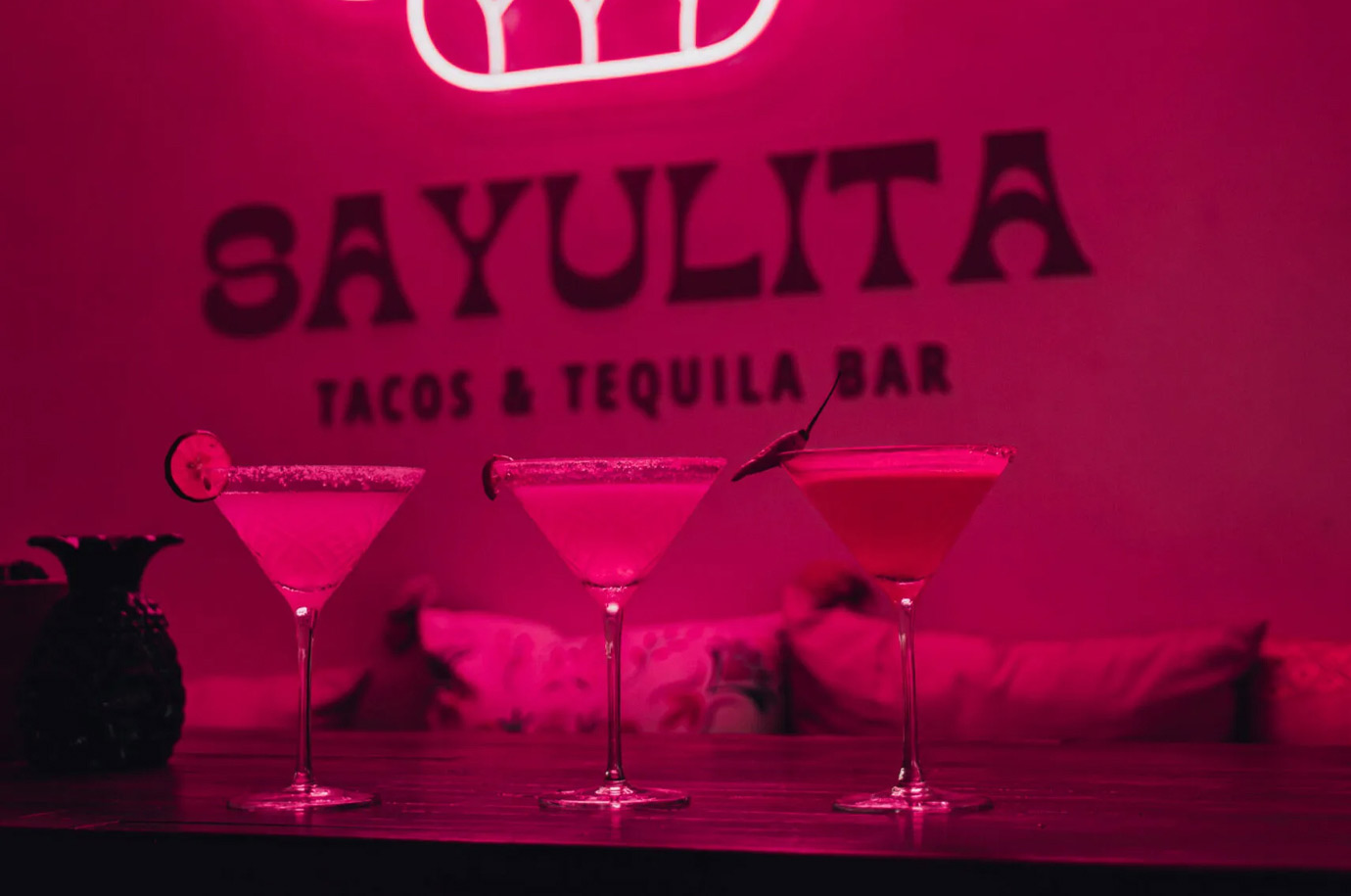 Cocktails from Sayulita Tacos & Tequila Bar
