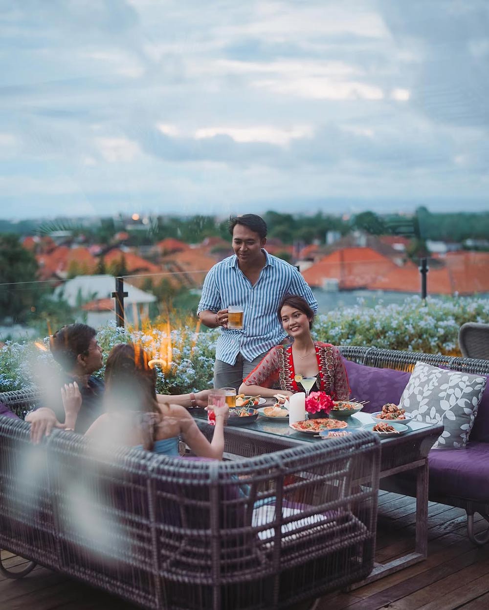 Dinner in Above Rooftop Lounge and Bar