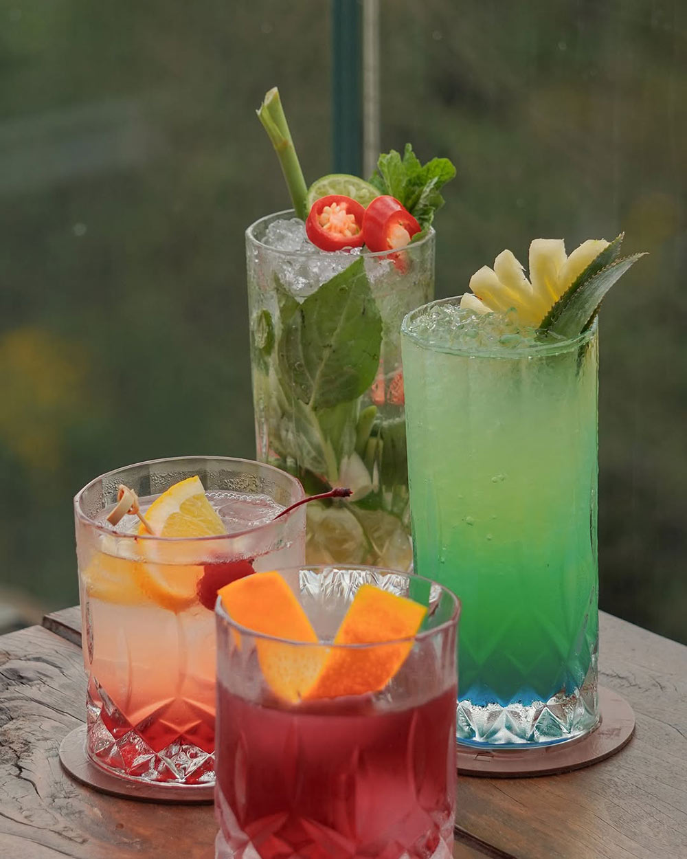 Drifferent cocktails from Naga Rooftop Bar & Lounge