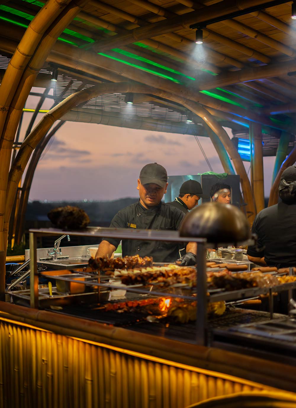 Grilled food in Roost Nusa Dua