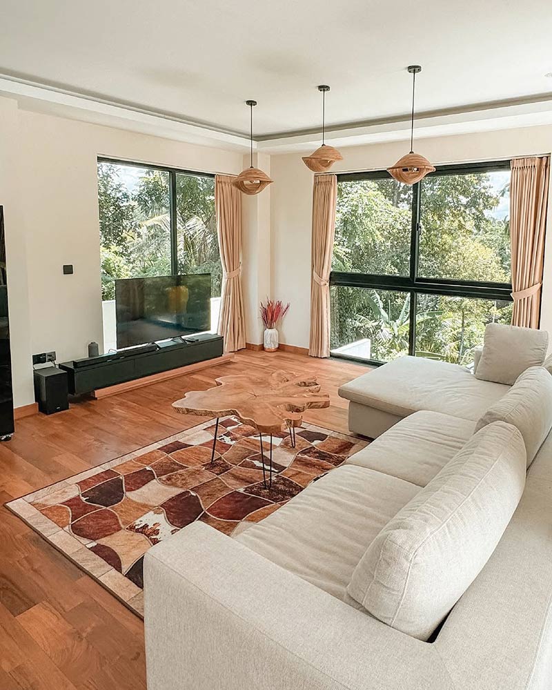Living room interior from Honey Villa Ubud